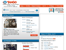 Tablet Screenshot of mail.tvtango.com